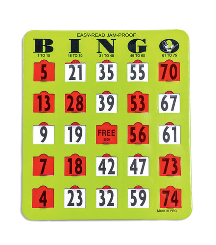 Shuttered Bingo Card