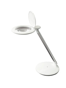 Image of FINAL SALE - Daylight LED Halo Desk Lamp with 2.25X Magnifier SP NR - BB