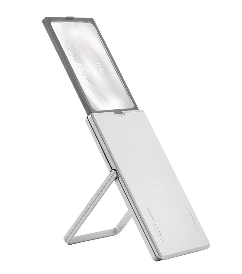 FINAL SALE - Esch 1522-11 Easy Pocket 2.5X XL LED Mag Silver Case - BB
