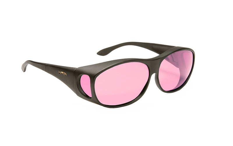 Haven Meridian Black Light Rose Glasses