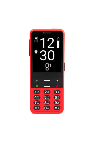 Blindshell Classic 2 Téléphone Cellulaire Rouge