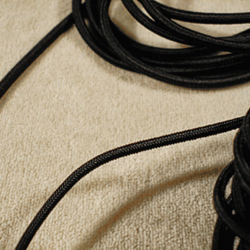 Cane Elastic - Black 3.175mm Sold By Metre