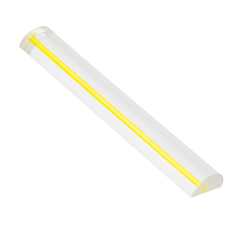 2X 6 Inch Bar Magnifier With Yellow Guiding Line