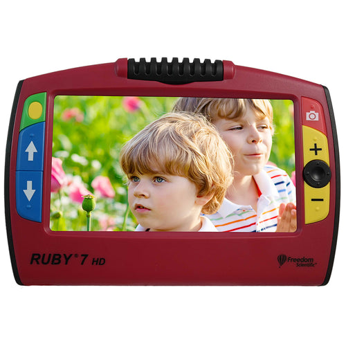 Ruby 7 HD Red Handheld Video Magnifier SP