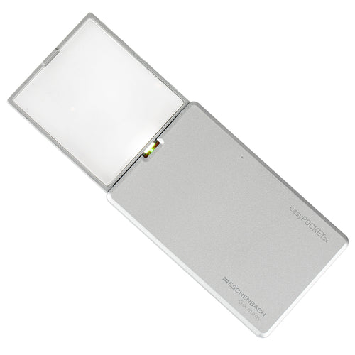 Esch 1521-11 Easy Pocket 3X LED Magnifier Silver Case