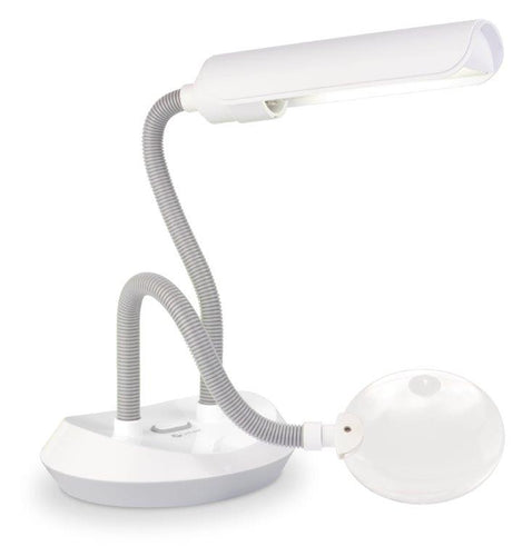 Ottlite 13W Desk Lamp With 2X Magnifier