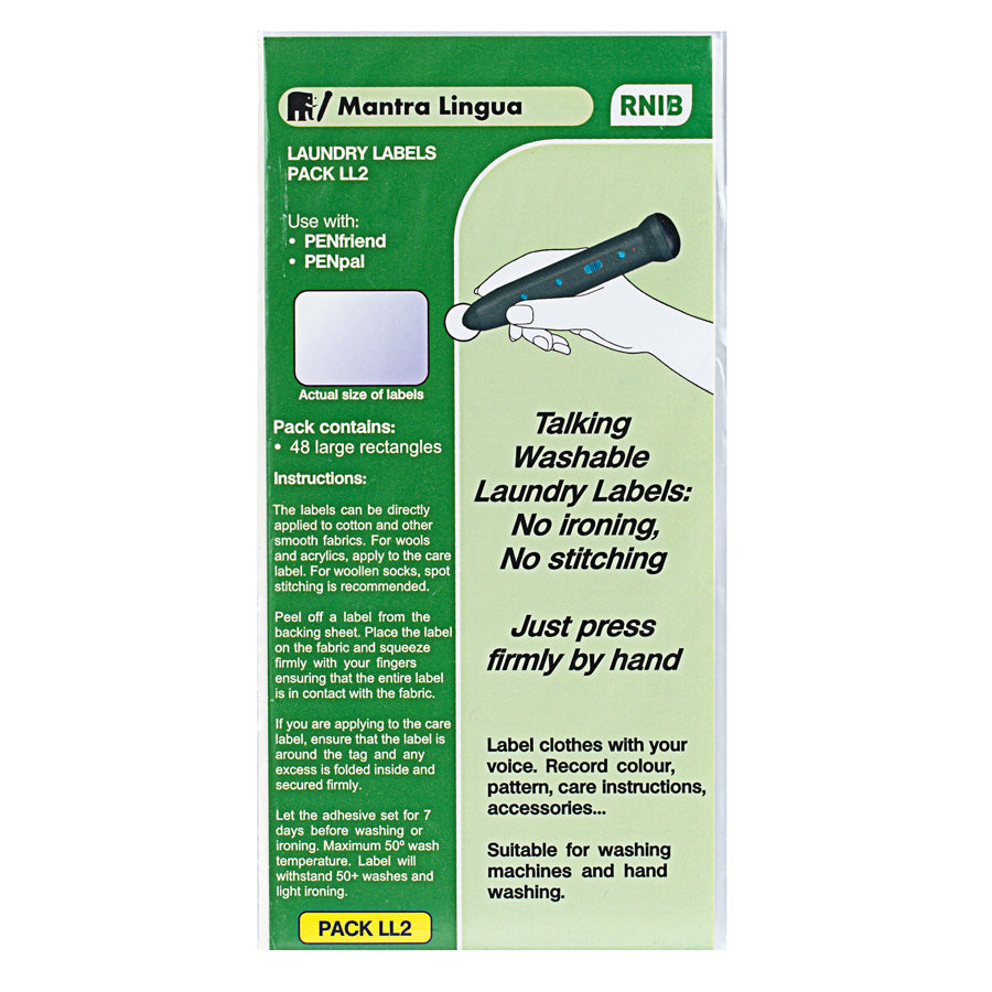 Étiquettes de vêtements pour Penfriend Pack 2 Ll2