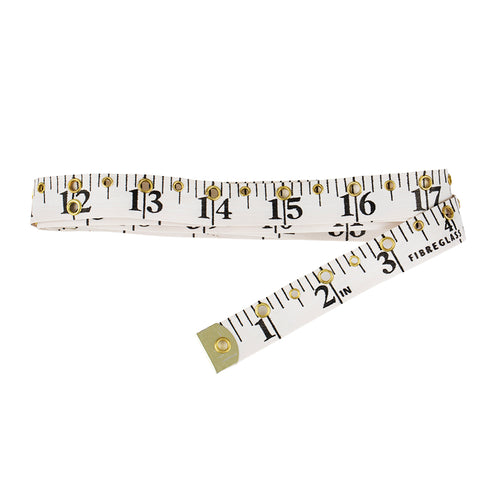 Tactile Tape Measure inches Fiberglass