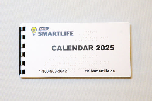 Braille Pocket Calendar 2025