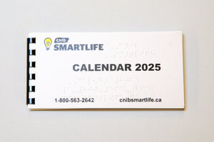 Image of Calendrier de poche en braille 2025