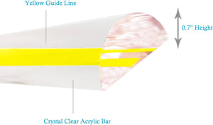 2x Bar Magnifier with yellow line