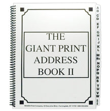Charger l&#39;image dans la visionneuse de la galerie,Giant Print Address Book
