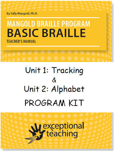FINAL SALE- Mangold Basic Braille Unit 2: Alphabet BR Student