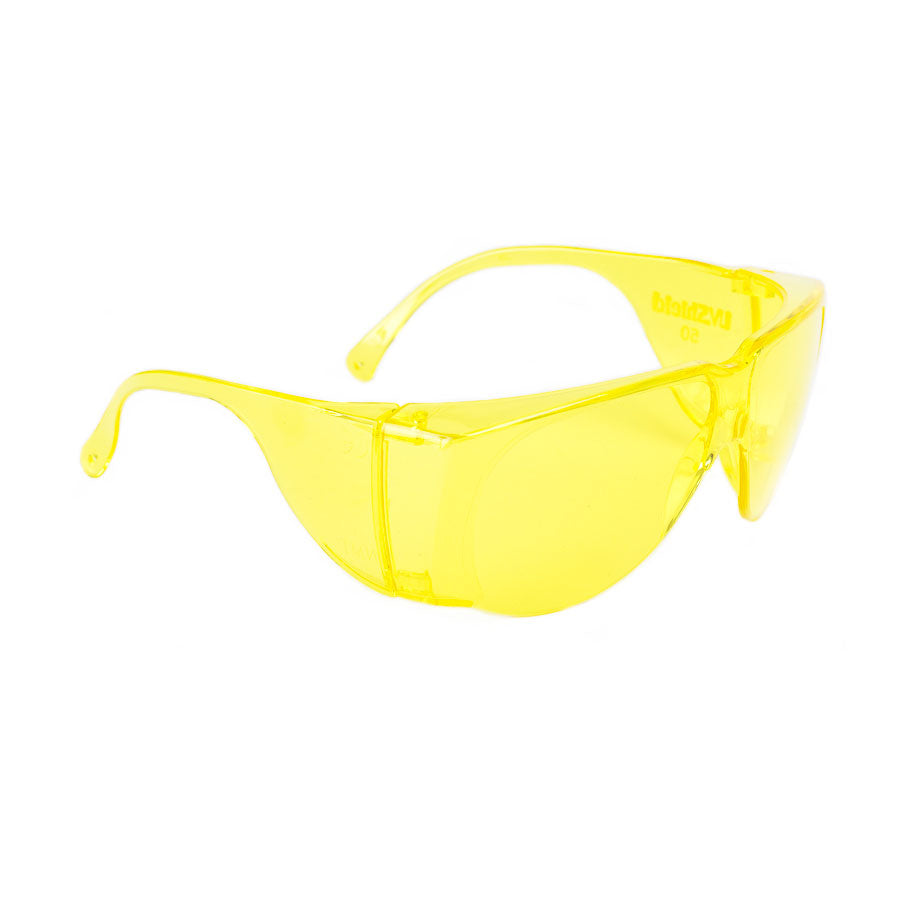 Image of VENTE FINALE Noir N50 UV 54% Lunettes de soleil jaunes avec côté - BBV