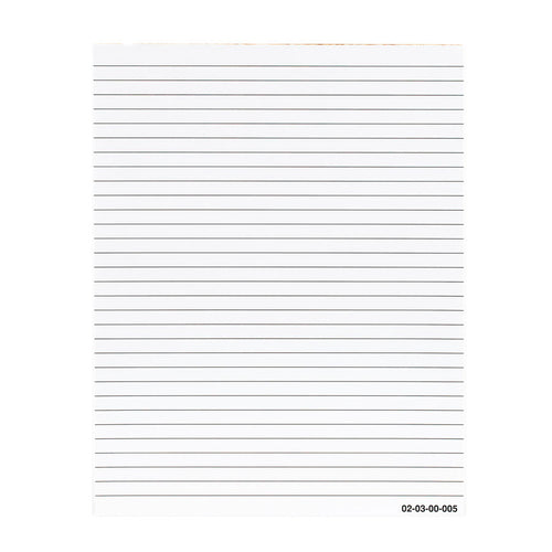 FINAL SALE Lined Paper Pad - 5/16 Inch Spacing - BB