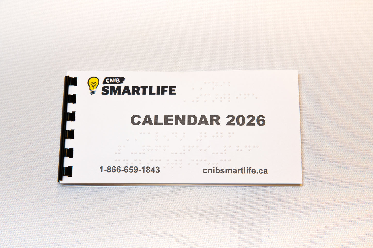 CNIB SmartLife calendar 2026 on a white background