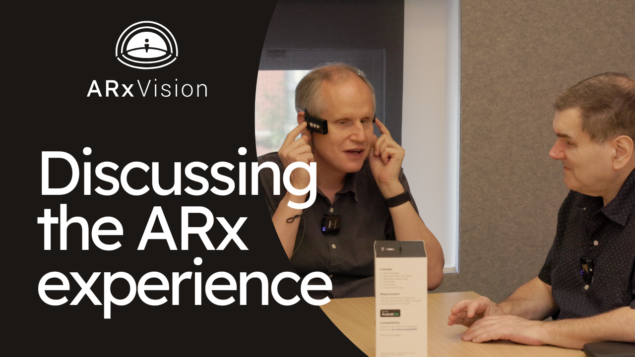 YouTube video describing functions and use cases of the ARx Vision Headset
