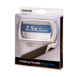 Carson 2.5X handheld LED Magnifier