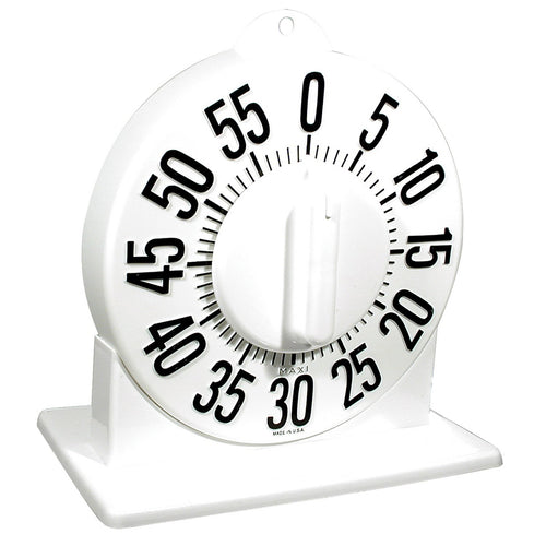 Tactile Timer 8in White With Stand