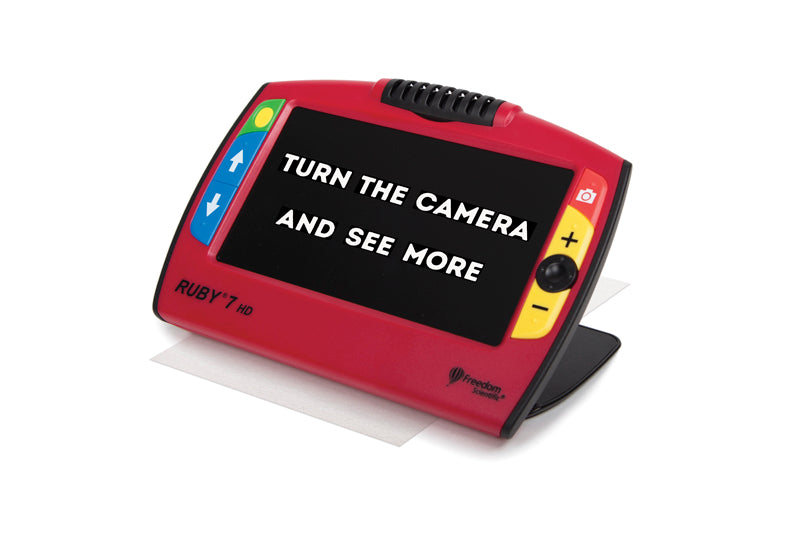 Ruby 7 HD Red Handheld Video Magnifier SP