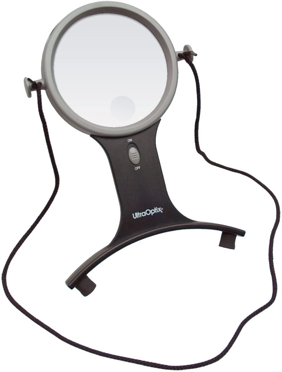 2X Around Neck Magnifier Round 2 LED