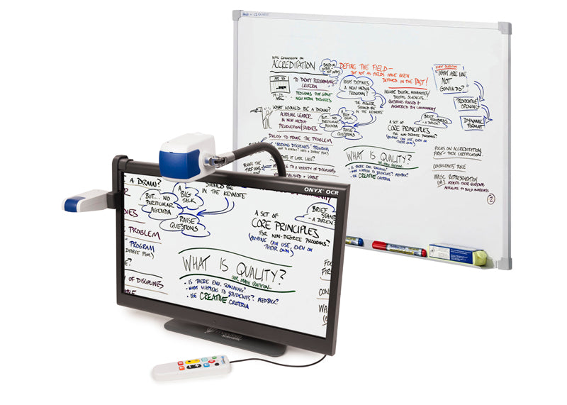 Picture of the Onyx OCR showing text from a whiteboard