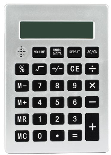 FINAL SALE - Jumbo Talking Calculator With Display - BB