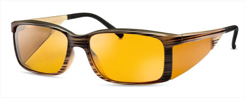 Ambelis Sunglasses Ladies Sm Frame Brown 15% Light Tint