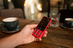 Image of Blindshell Classic 2 Red Cellular Phone