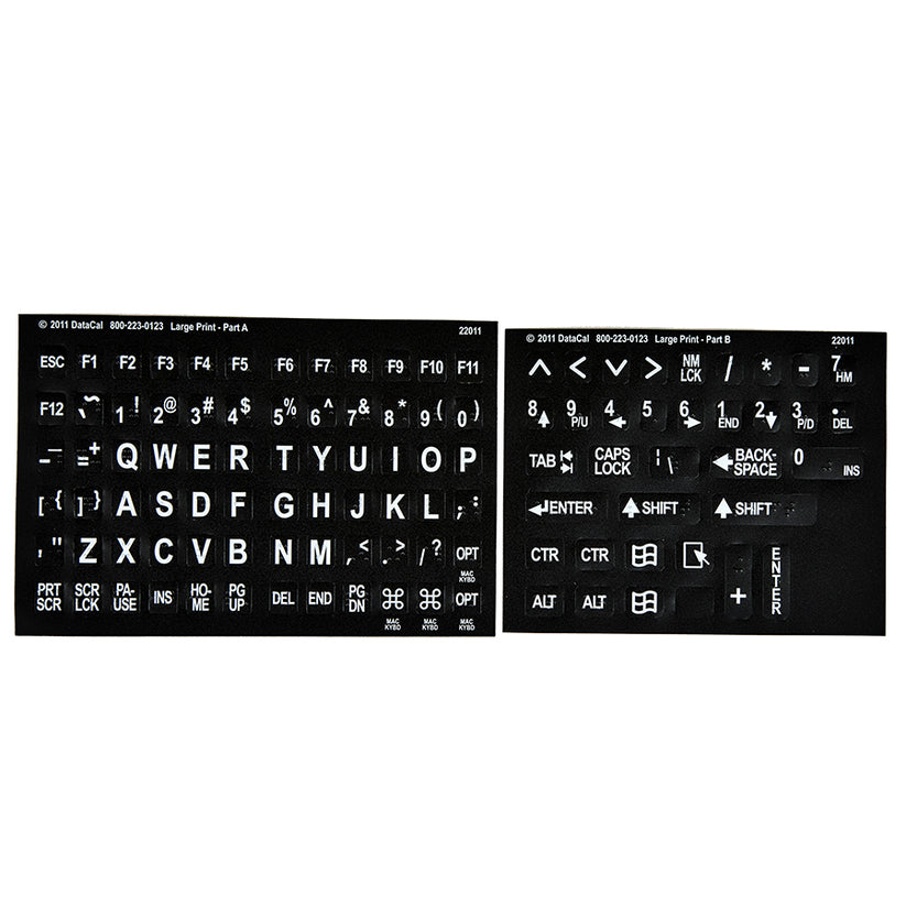 LP Computer Keyboard Label Braille - Wht On Blk – CNIB SMARTLIFE