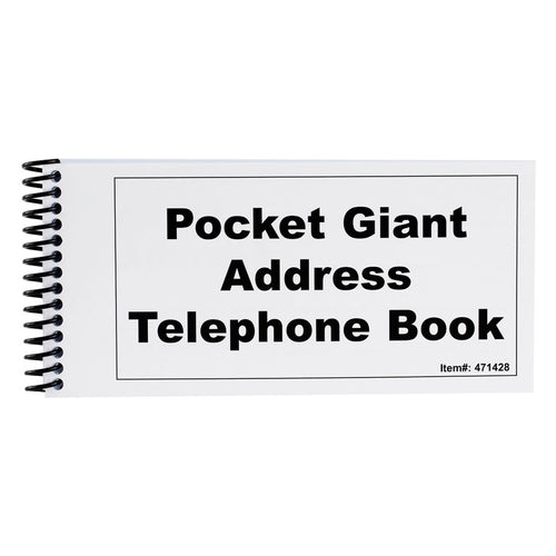 Pocket Address Book Large Print
