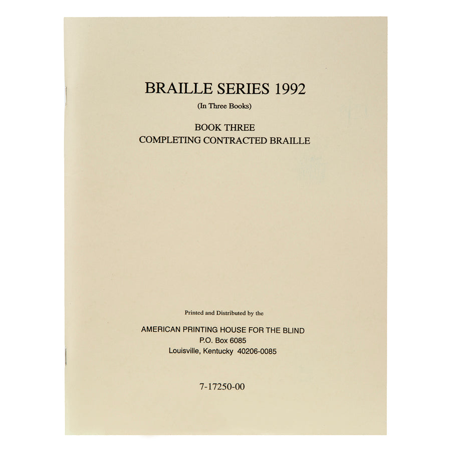 VENTE FINALE - Manuel de l'enseignant Série Braille Livre 3 7-1725 - BB