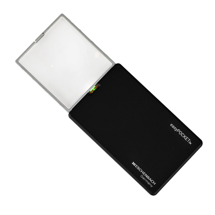 Image of Esch 1521-10 Easy Pocket 3X LED Magnifier Black Case