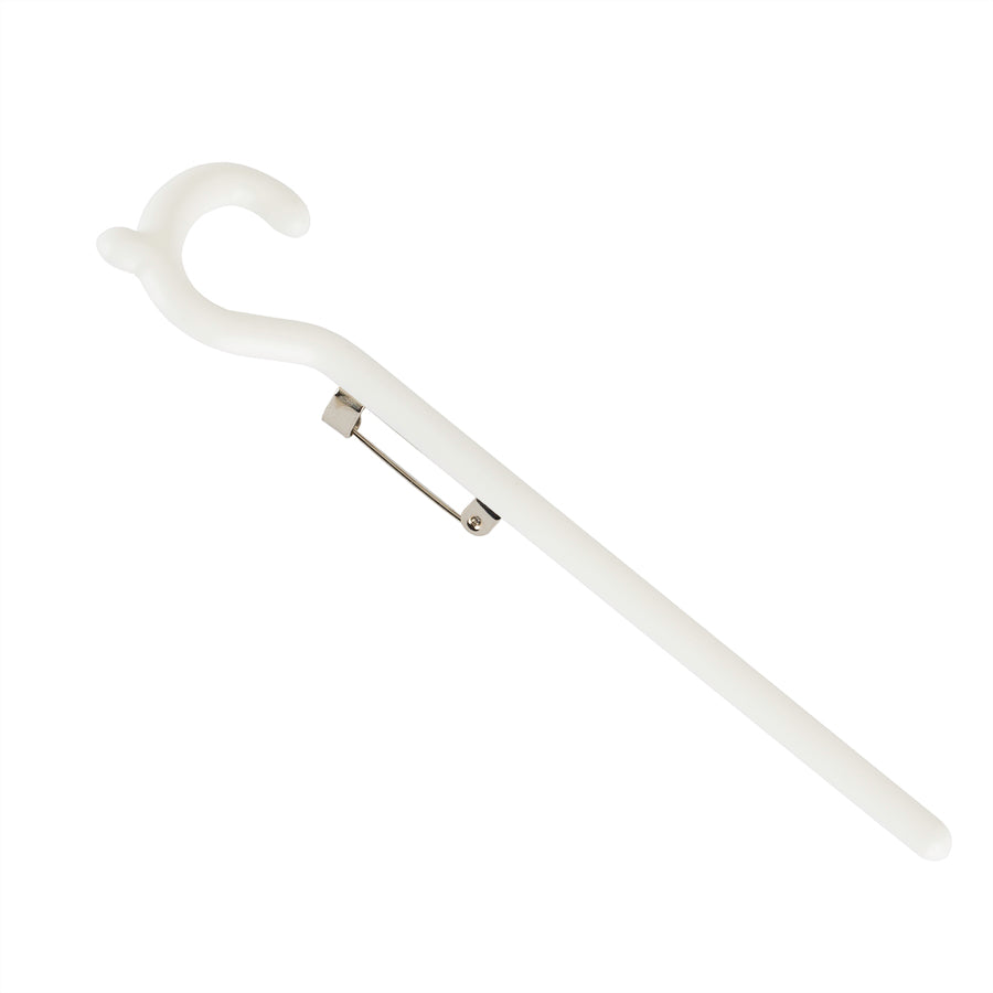 Pince Lapel Canne Support Blanc – CNIB SMARTLIFE