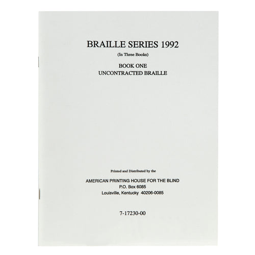Teachers Manual Braille Series Book 1 7-1723
