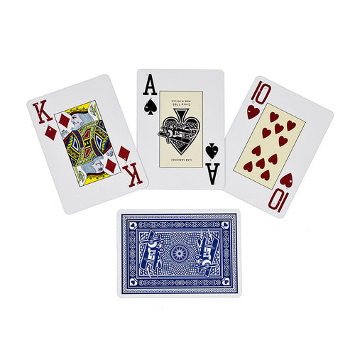 English Braille Blue Poker Playing Cards