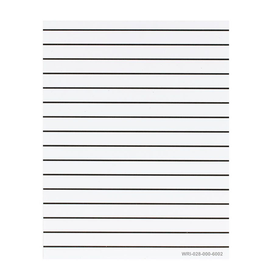 Lined Paper Pad - 5/8 inch Spacing